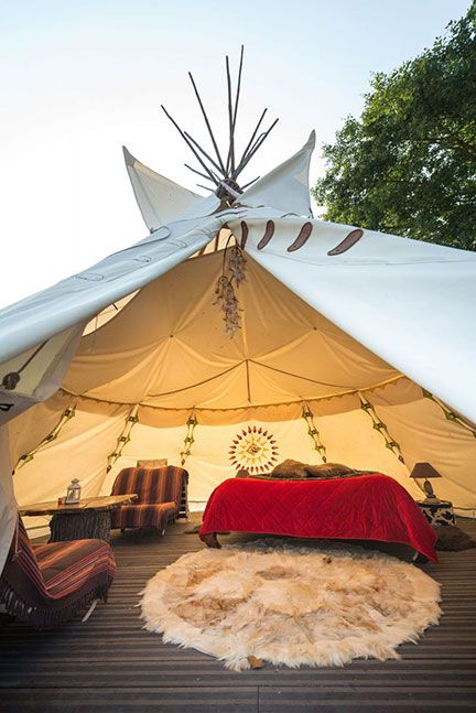 Nuit insolite dans un tipi au Domaine Arvor